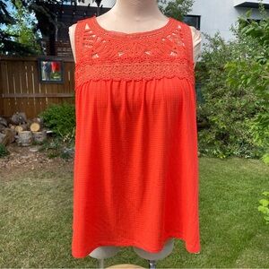 Torrid Orange Sleeveless Boxy Tunic
